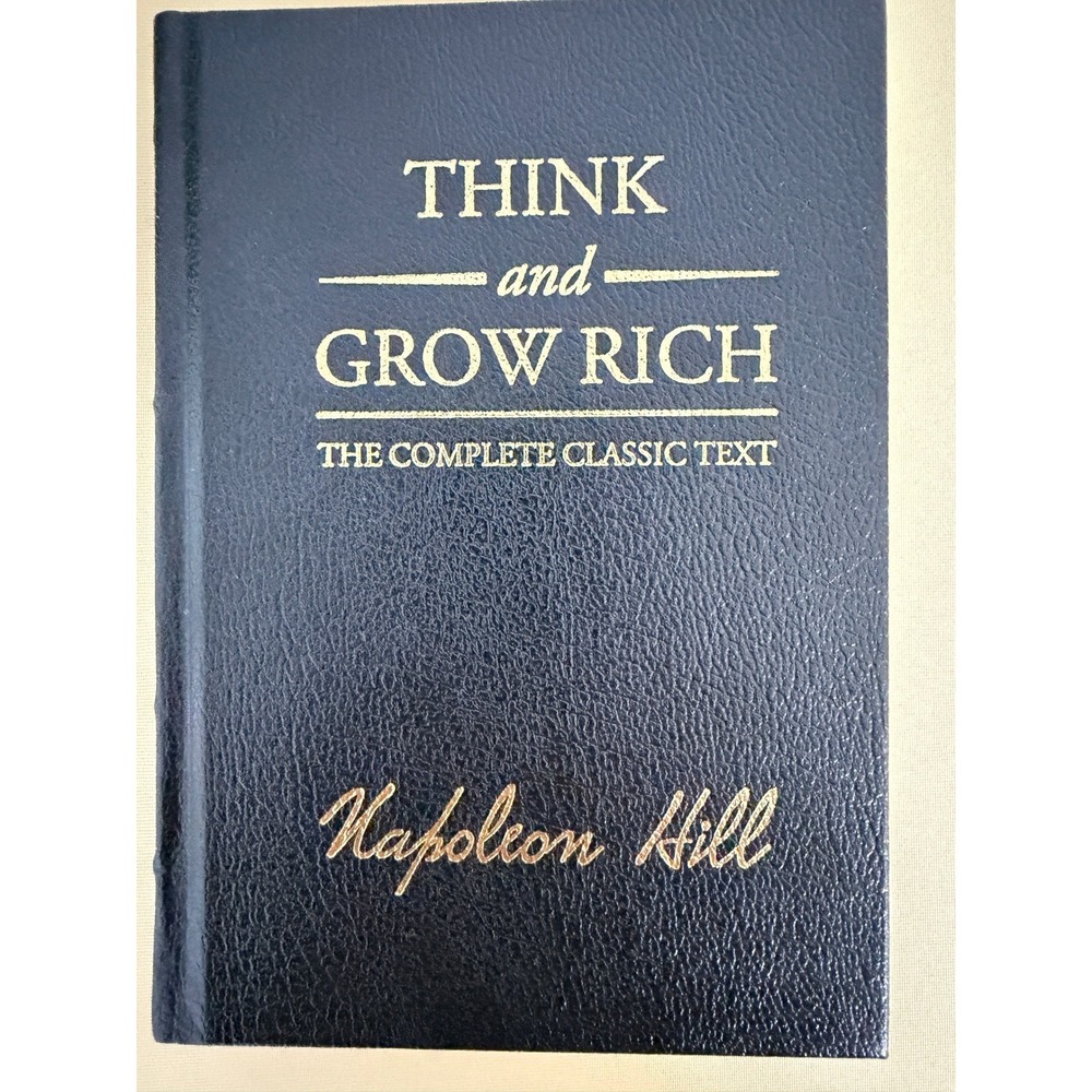 Think and Grow Rich Deluxe Edition Napoleon Hill Complete Classic Text Hardcover
